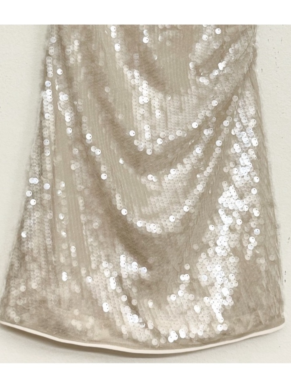 STAUD Eton Sequin Mini Dress in
Moon Size M - Picture 10 of 14